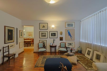 Sala de apartamento à venda com 4 quartos, 180m² em Savassi, Belo Horizonte