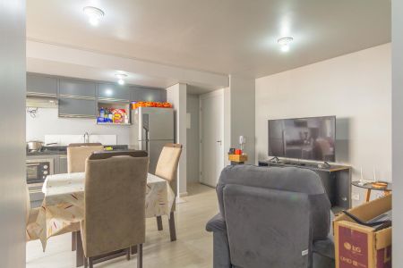 Sala/Cozinha de apartamento à venda com 2 quartos, 58m² em Fátima, Canoas