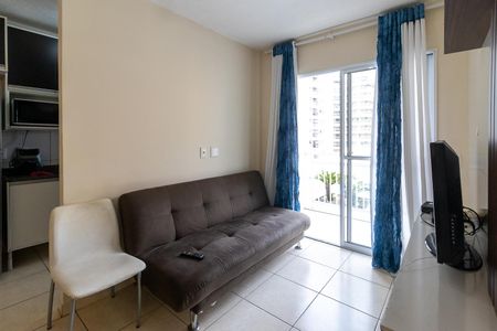 Sala de apartamento para alugar com 2 quartos, 88m² em Vila Assuncao, Praia Grande