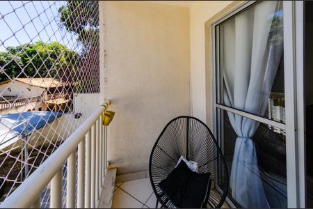 Varanda de apartamento à venda com 2 quartos, 52m² em Cinquentenario, Belo Horizonte