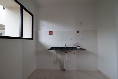 Cozinha de casa de condomínio para alugar com 2 quartos, 55m² em Parque Residencial Candido Portinari, Ribeirão Preto