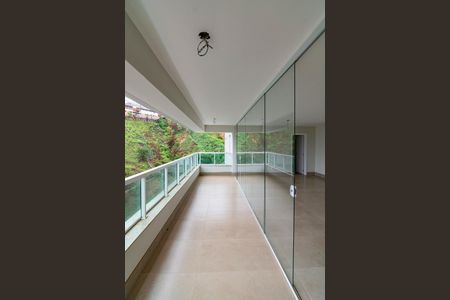 Varanda da Sala de apartamento para alugar com 4 quartos, 136m² em Luxemburgo, Belo Horizonte