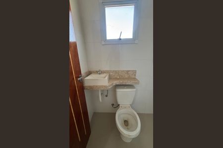 Banheiro da Suíte de apartamento para alugar com 3 quartos, 90m² em Vila Mazzei, Santo André