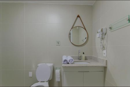 Banheiro de kitnet/studio para alugar com 1 quarto, 32m² em Sacomã, São Paulo