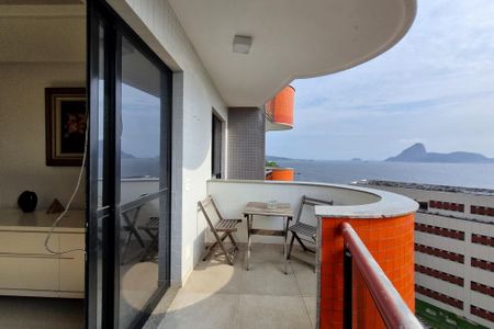 Varanda da Sala de apartamento para alugar com 1 quarto, 120m² em Boa Viagem, Niterói