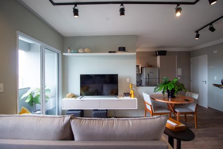 Sala de apartamento para alugar com 1 quarto, 45m² em Jardim America, Sorocaba