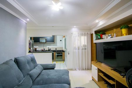 Sala de apartamento à venda com 2 quartos, 124m² em Jardim Stella, Santo André