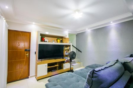 Sala de apartamento à venda com 2 quartos, 124m² em Jardim Stella, Santo André