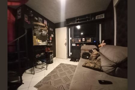 Sala de apartamento para alugar com 1 quarto, 60m² em Centro, São Vicente