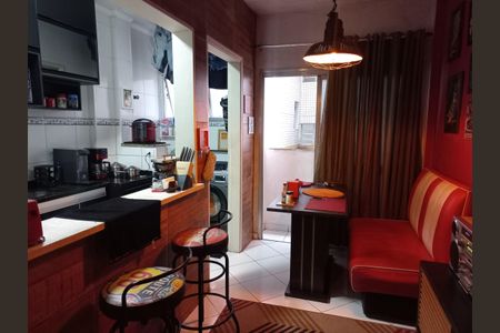 Sala de apartamento para alugar com 1 quarto, 60m² em Centro, São Vicente
