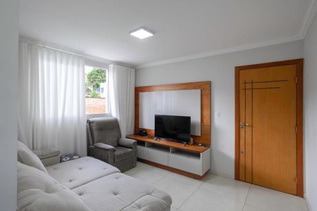 Sala de apartamento à venda com 2 quartos, 50m² em São Salvador, Belo Horizonte