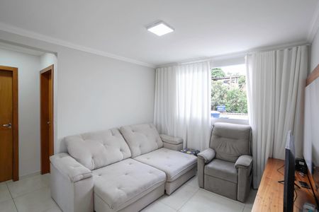 Sala de apartamento à venda com 2 quartos, 50m² em São Salvador, Belo Horizonte