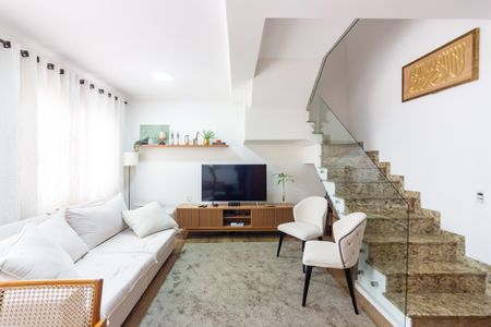 Sala de casa de condomínio à venda com 3 quartos, 144m² em Vila Osasco, Osasco