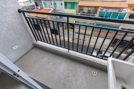 Varanda de kitnet/studio à venda com 1 quarto, 24m² em Parque Maria Luiza, São Paulo