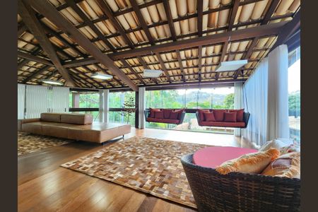 Varanda da Sala de casa de condomínio à venda com 7 quartos, 3000m² em Vila D’el Rey, Nova Lima