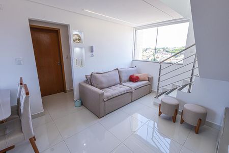sala de apartamento à venda com 2 quartos, 87m² em Santa Monica, Belo Horizonte