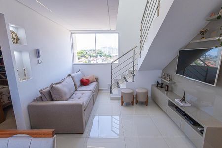 sala de apartamento à venda com 2 quartos, 87m² em Santa Monica, Belo Horizonte