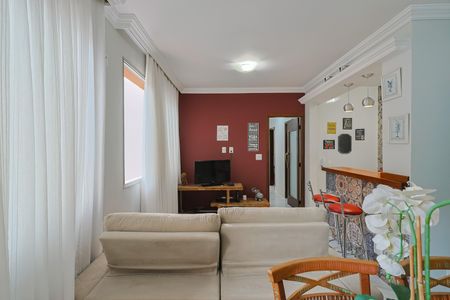 Sala de apartamento à venda com 3 quartos, 86m² em Cidade Nova, Belo Horizonte