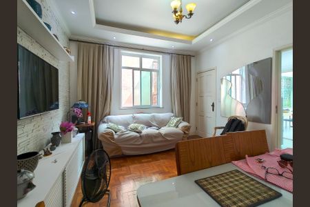 Sala de casa à venda com 3 quartos, 90m² em Rio Comprido, Rio de Janeiro