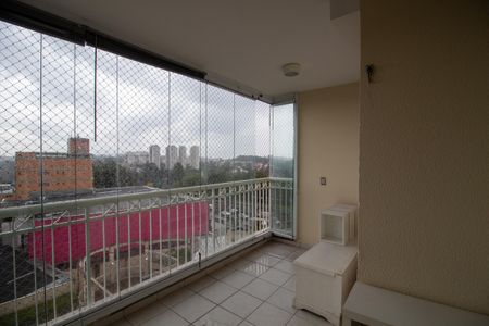 Varanda da Sala de apartamento à venda com 3 quartos, 77m² em Jardim Cláudia, São Paulo