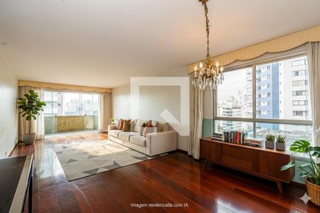 Apartamento para alugar com 3 quartos, 210m² em Brooklin Novo, São Paulo