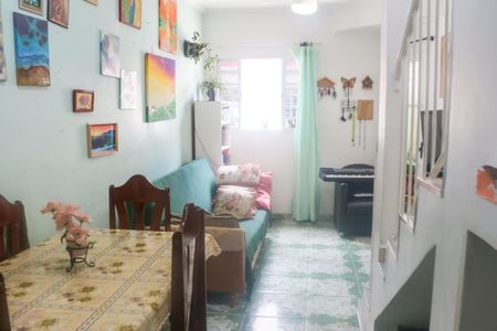 Sala de casa de condomínio à venda com 3 quartos, 80m² em Vila dos Andradas, São Paulo