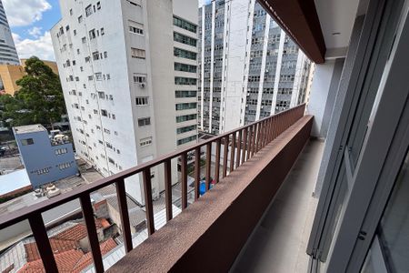 varanda Studio de kitnet/studio à venda com 1 quarto, 27m² em Jardins, São Paulo