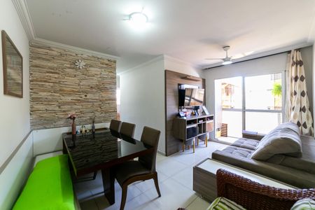 Sala de apartamento à venda com 3 quartos, 68m² em Saudade, Belo Horizonte