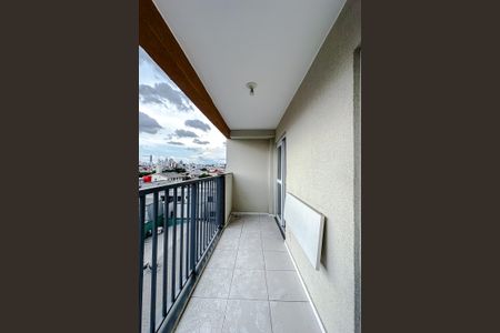 Varanda da Sala de kitnet/studio à venda com 1 quarto, 26m² em Mooca, São Paulo