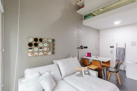 Sala de apartamento à venda com 1 quarto, 47m² em Moema, São Paulo