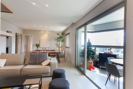 sala de apartamento à venda com 3 quartos, 126m² em Vila das Flores, Nova Lima