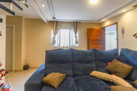 Sala de casa à venda com 3 quartos, 135m² em Piraporinha, Diadema