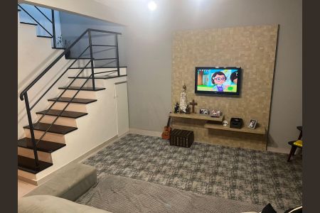 Sala de casa de condomínio à venda com 3 quartos, 120m² em Colônia, Jundiaí