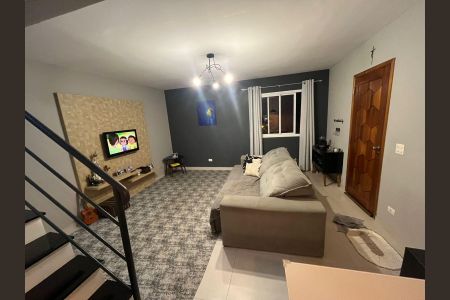 Sala de casa de condomínio à venda com 3 quartos, 120m² em Colônia, Jundiaí