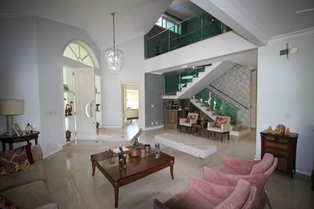 Sala de casa de condomínio para alugar com 4 quartos, 508m² em Jardim Ibiti do Paco, Sorocaba