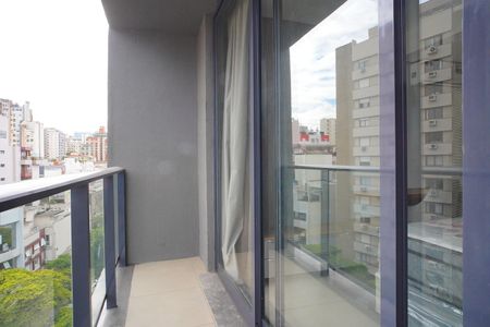 Varanda do Studio de kitnet/studio para alugar com 1 quarto, 29m² em Independência, Porto Alegre