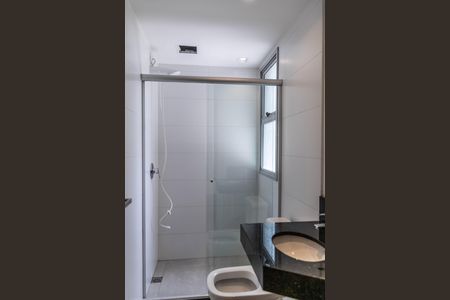 Banheiro da Suíte de kitnet/studio para alugar com 1 quarto, 40m² em Barro Preto, Belo Horizonte