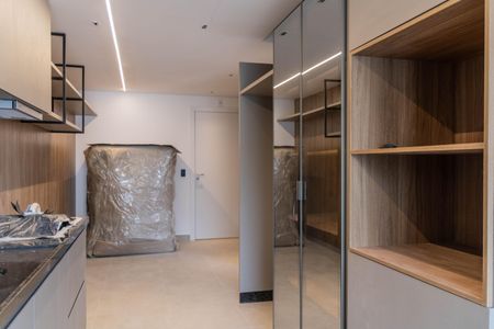 Cozinha de kitnet/studio para alugar com 1 quarto, 40m² em Barro Preto, Belo Horizonte