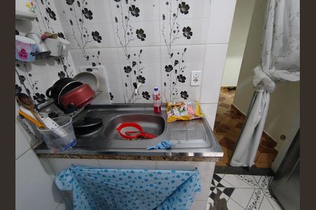 Cozinha de kitnet/studio à venda com 1 quarto, 46m² em Taquara, Rio de Janeiro