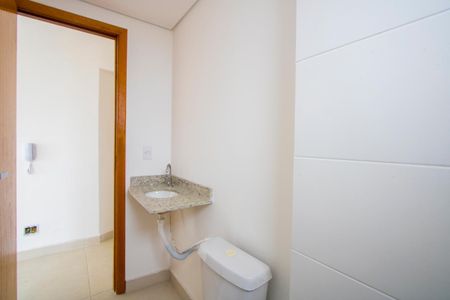 Banheiro de kitnet/studio à venda com 1 quarto, 41m² em Vila Príncipe de Gales, Santo André
