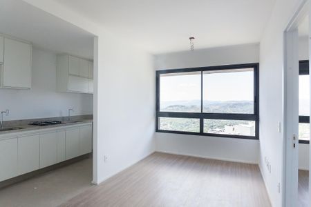 sala de apartamento para alugar com 1 quarto, 56m² em Vila da Serra, Nova Lima
