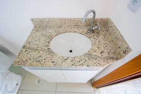 Banheiro de kitnet/studio para alugar com 1 quarto, 42m² em Vila Príncipe de Gales, Santo André