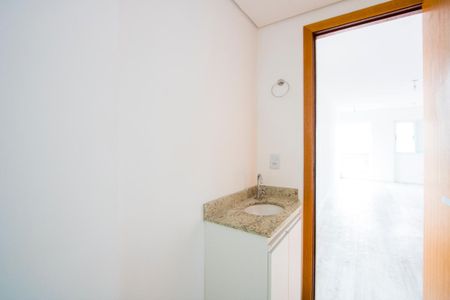 Banheiro de kitnet/studio para alugar com 1 quarto, 42m² em Vila Príncipe de Gales, Santo André