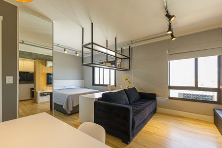 Sala de kitnet/studio à venda com 1 quarto, 44m² em São Geraldo, Porto Alegre