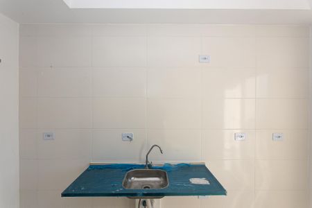 Cozinha de kitnet/studio à venda com 1 quarto, 27m² em Vila Carrão, São Paulo