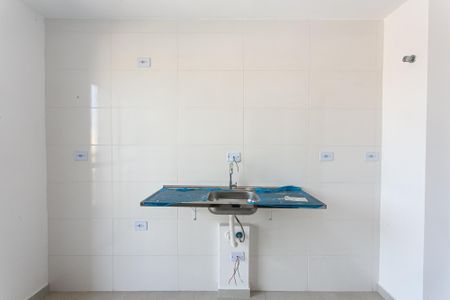 Cozinha de kitnet/studio à venda com 1 quarto, 27m² em Vila Carrão, São Paulo