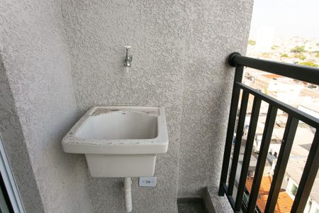 Varanda - Tanque de kitnet/studio à venda com 1 quarto, 27m² em Vila Carrão, São Paulo