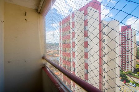 Varanda da sala de apartamento à venda com 2 quartos, 49m² em Jardim do Estádio, Santo André