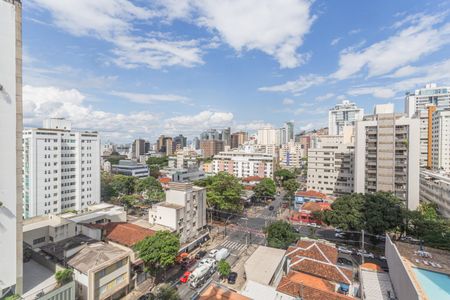 Vista da Sala de apartamento para alugar com 3 quartos, 108m² em Funcionários, Belo Horizonte