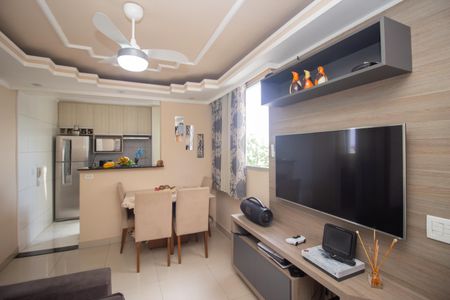 Sala de apartamento à venda com 2 quartos, 45m² em Fonte Grande, Contagem